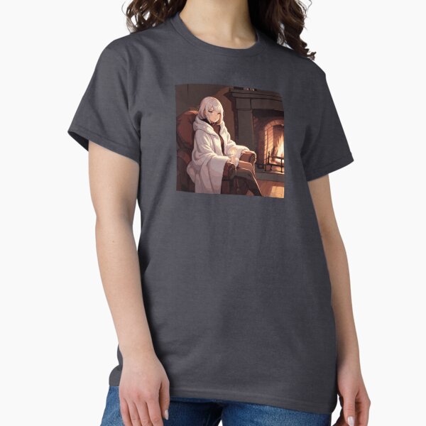 Comfort Items: “Cozy Room with Blankets and Candles” Classic T-Shirt
