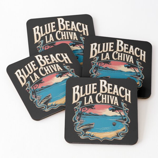 Item preview, Blue Beach La Chiva -  playa la chiva Puerto Rico designed and sold by GroovyDino.