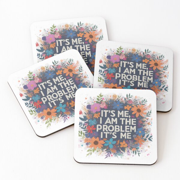 Item preview, Floral "It's Me, I Am The Problem" Art designed and sold by magicalshops.