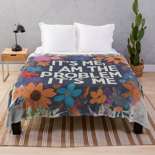 Item preview, Floral "It's Me, I Am The Problem" Art designed and sold by magicalshops.