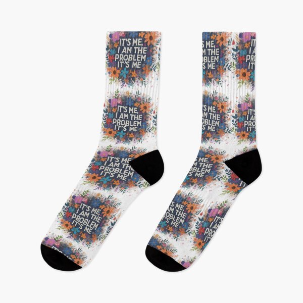 Item preview, Floral "It's Me, I Am The Problem" Art designed and sold by magicalshops.