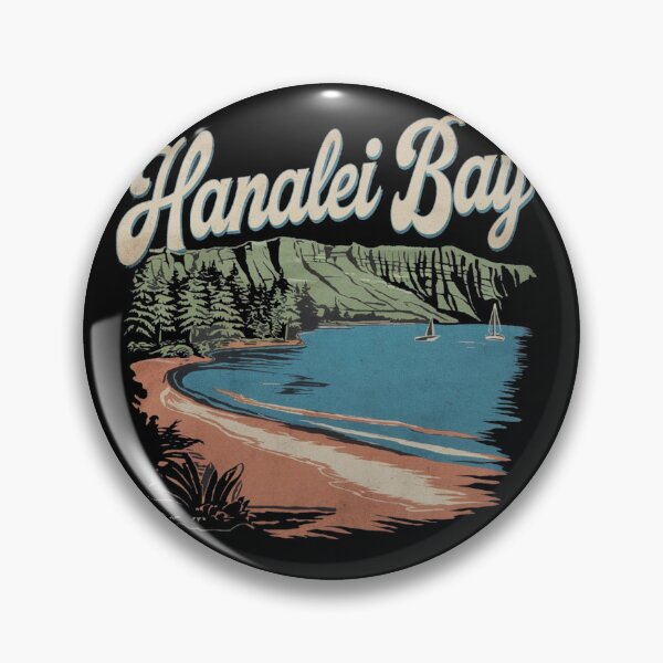 Item preview, Hanalei bay Beach - Hawaii Kauai United States designed and sold by GroovyDino.