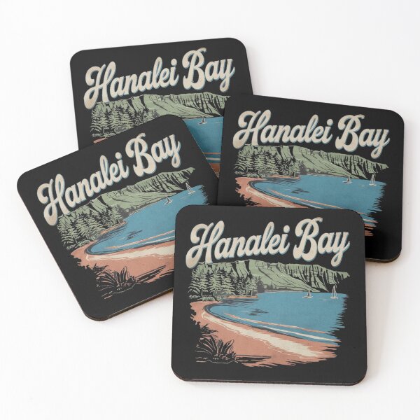 Item preview, Hanalei bay Beach - Hawaii Kauai United States designed and sold by GroovyDino.