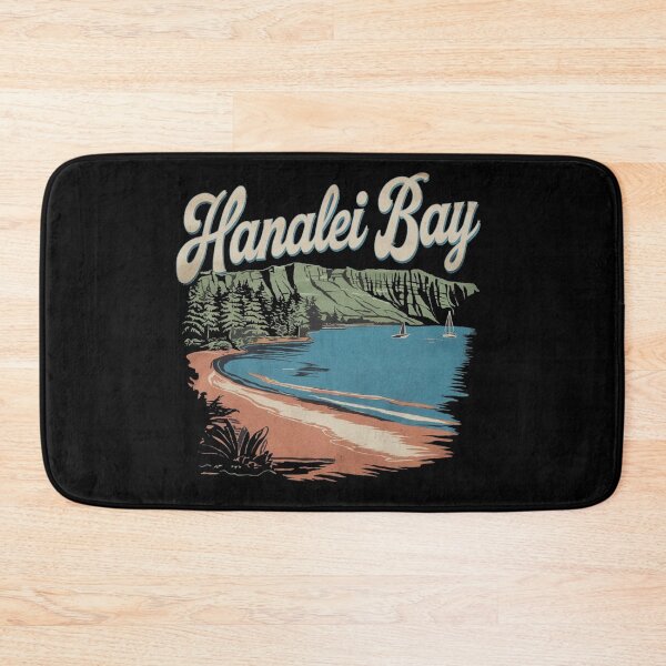 Item preview, Hanalei bay Beach - Hawaii Kauai United States designed and sold by GroovyDino.
