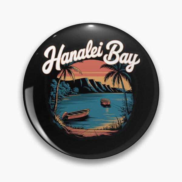 Item preview, Hanalei bay Beach - Hawaii Kauai United States designed and sold by GroovyDino.