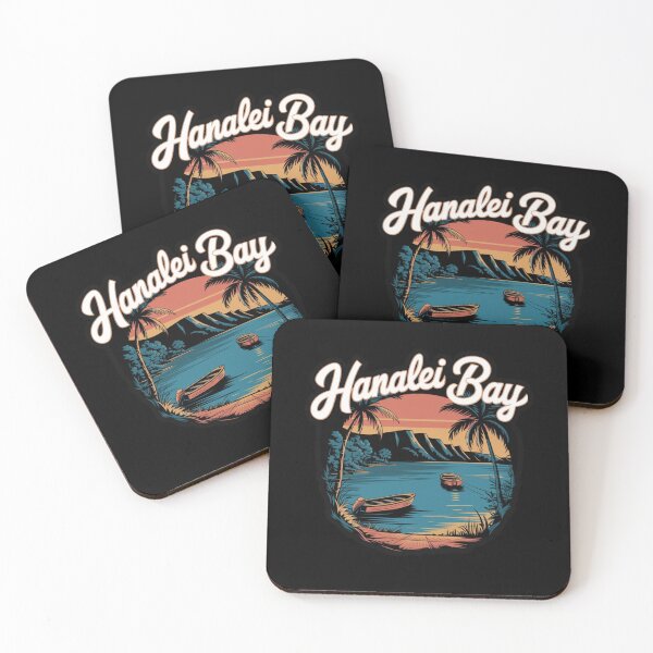 Item preview, Hanalei bay Beach - Hawaii Kauai United States designed and sold by GroovyDino.