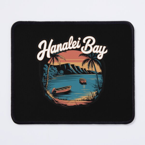 Item preview, Hanalei bay Beach - Hawaii Kauai United States designed and sold by GroovyDino.