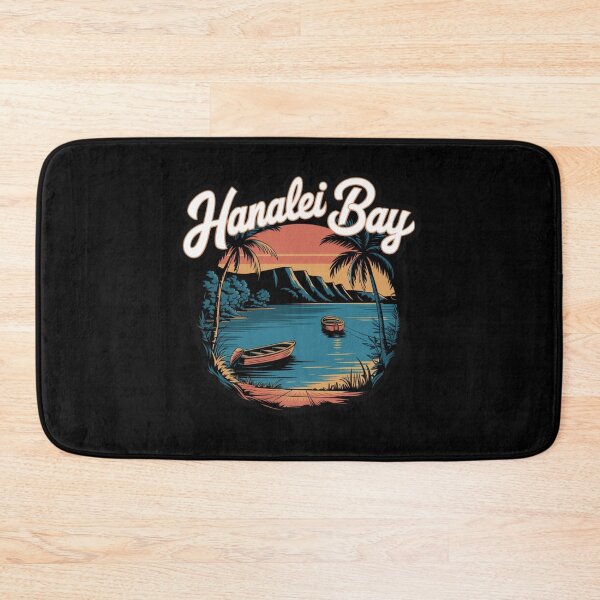 Item preview, Hanalei bay Beach - Hawaii Kauai United States designed and sold by GroovyDino.