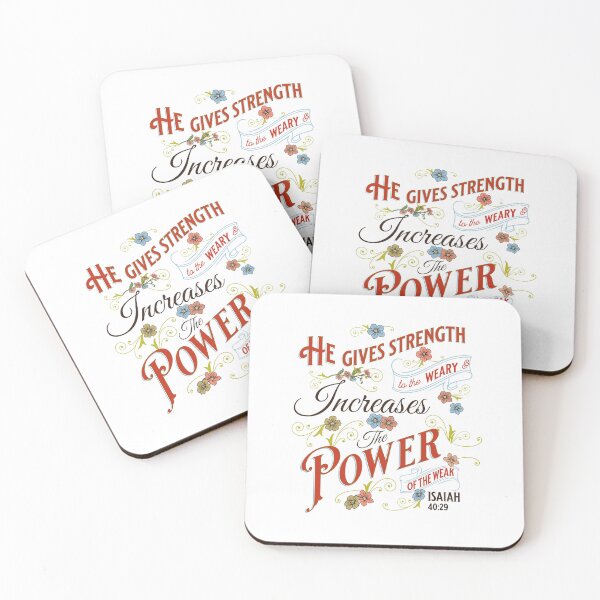 Item preview, Strength to the weary designed and sold by WhatHeSaid.