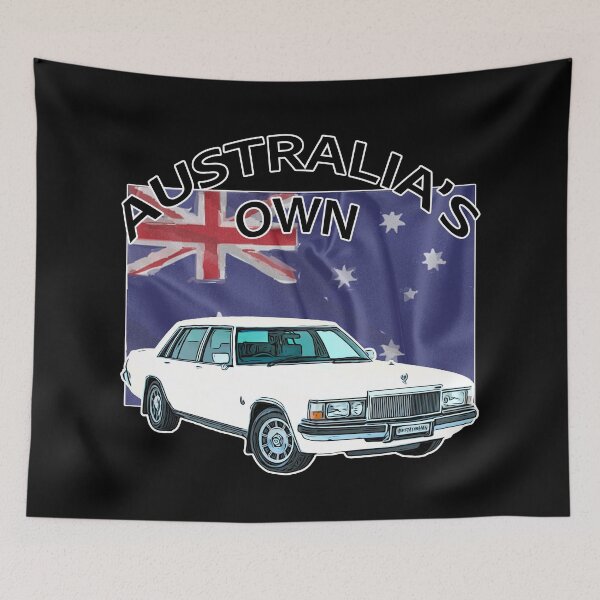Item preview, White Classic Australian WB Holden Statesman Caprice – Vintage Car Art designed and sold by Michael van der Hoorn.