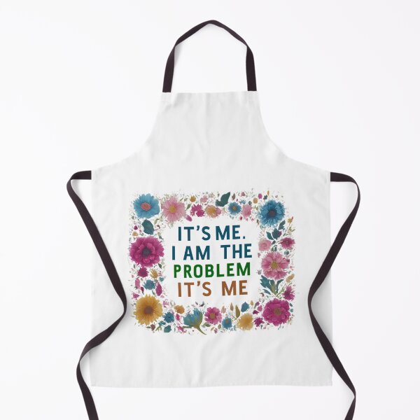 Aperçu de l'œuvre Art encadré vibrant « C'est moi, je suis le problème » créée et vendue par magicalshops.