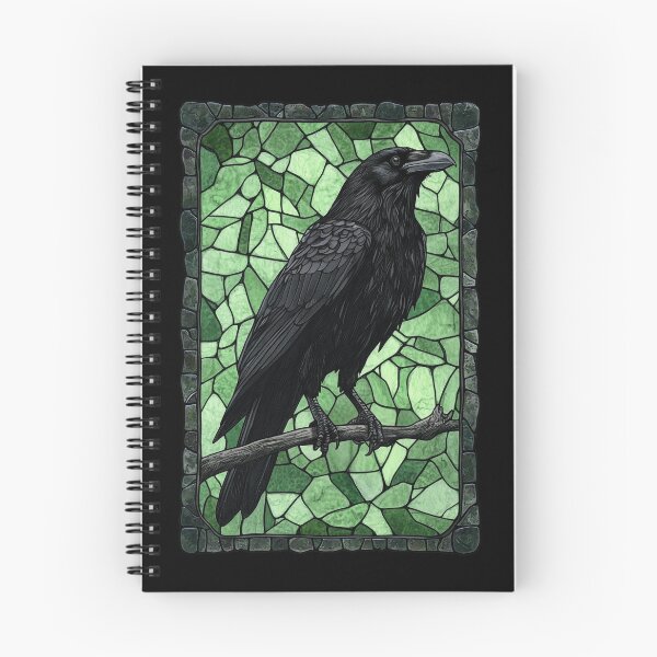 Item preview, Stained Glass Raven designed and sold by Sacred-Circle.