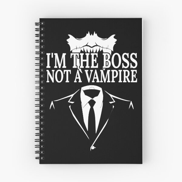 Item preview, I'm The Boss Not a Vampire Male Night Stalker designed and sold by FWLKIT.