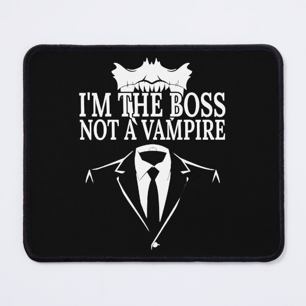 Item preview, I'm The Boss Not a Vampire Male Night Stalker designed and sold by FWLKIT.