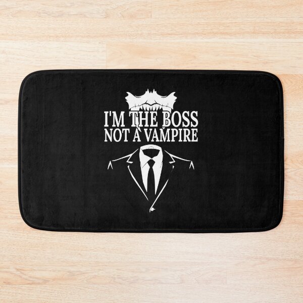 Item preview, I'm The Boss Not a Vampire Male Night Stalker designed and sold by FWLKIT.