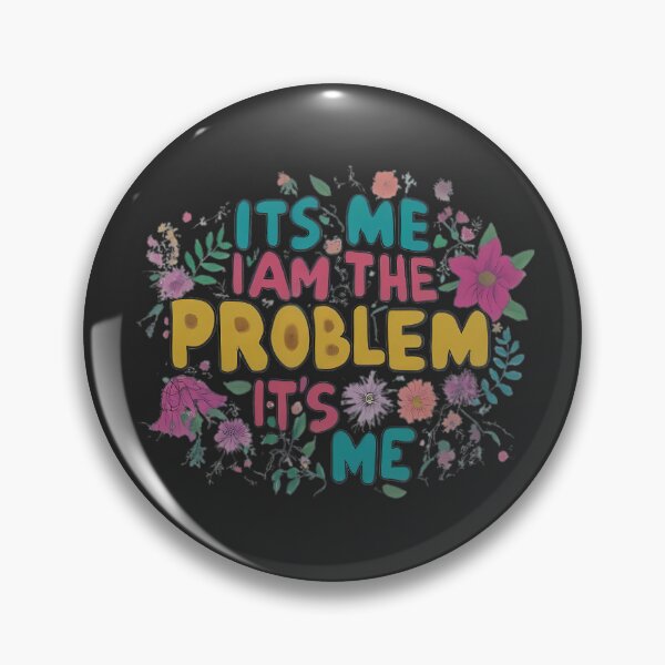 Item preview, Playful "It's Me, I Am The Problem" Sticker designed and sold by magicalshops.
