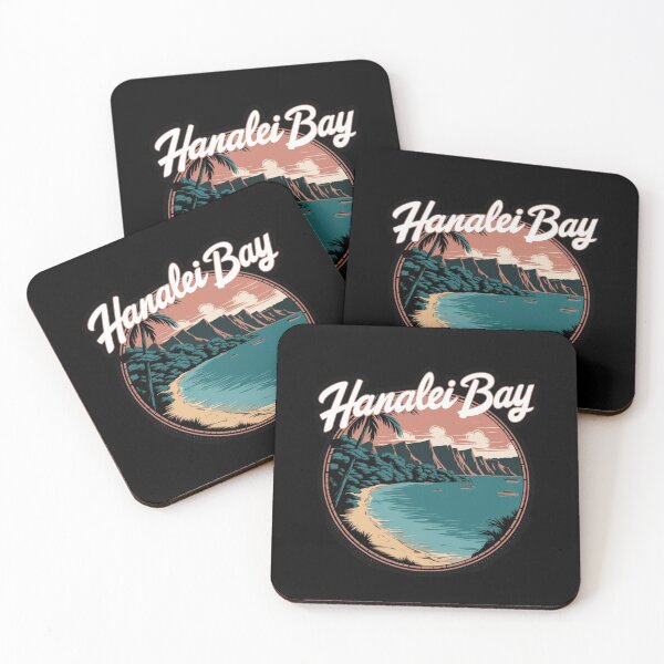 Item preview, Hanalei bay Beach - Hawaii Kauai United States designed and sold by GroovyDino.