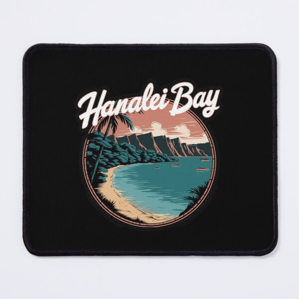Item preview, Hanalei bay Beach - Hawaii Kauai United States designed and sold by GroovyDino.