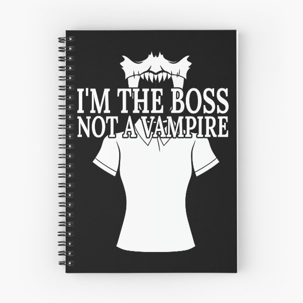 Item preview, I'm The Boss Not a Vampire Female Night Stalker designed and sold by FWLKIT.