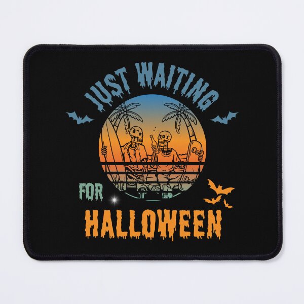 Item preview, Funny Just Waiting For Halloween Skeleton Spooky Vibe Summer designed and sold by Dabbing Turtle Designs.