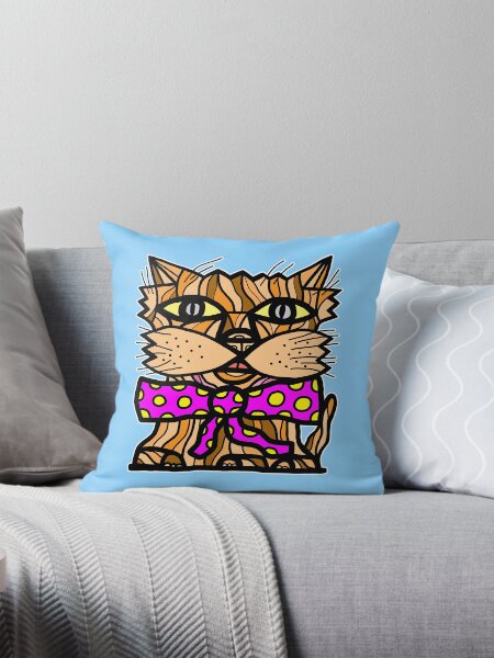 "Hello" Throw Pillow