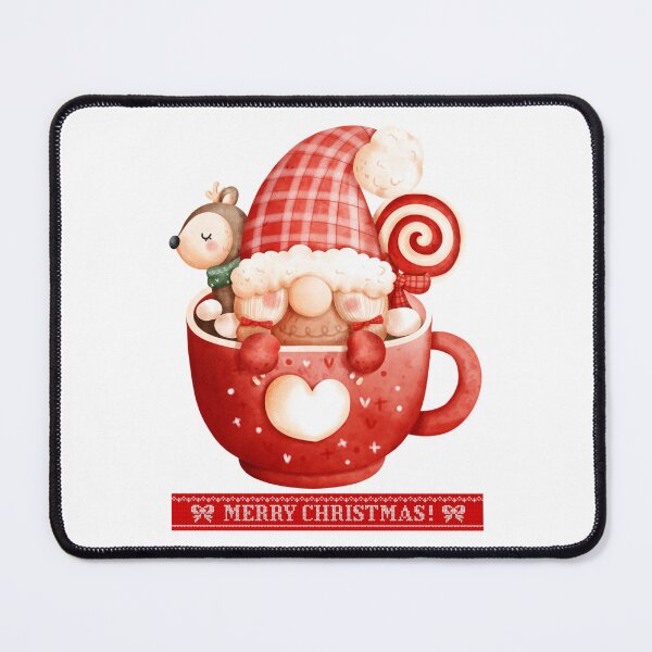 Item preview, Festive Gnome in a Cozy Christmas Cup designed and sold by muitee.