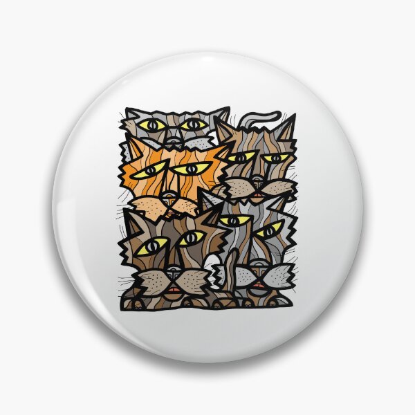 "Fun Kats" Pin