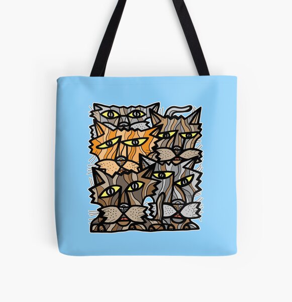 "Fun Kats" All Over Print Tote Bag