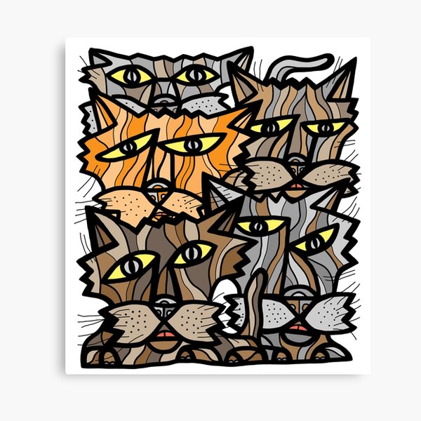 "Fun Kats" Canvas Print