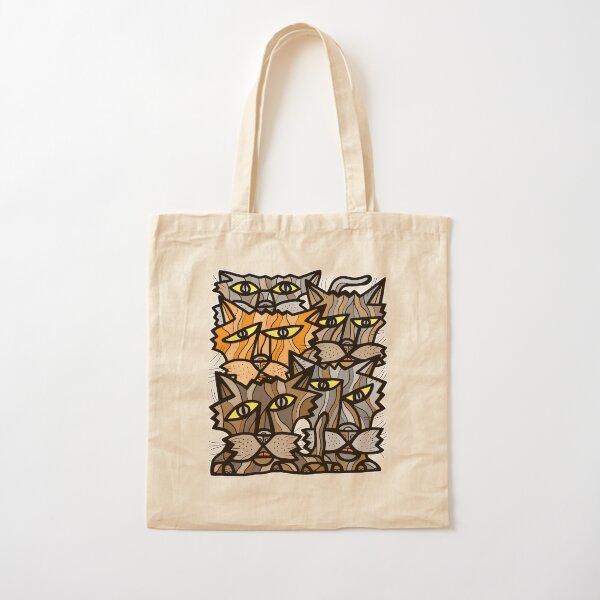 "Fun Kats" Cotton Tote Bag