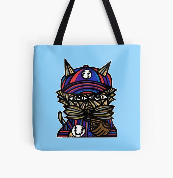 "Baseball Kat" All Over Print Tote Bag