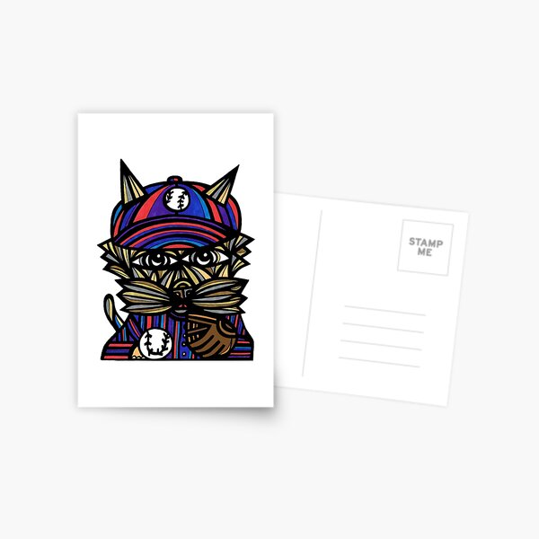 "Baseball Kat" Postcard