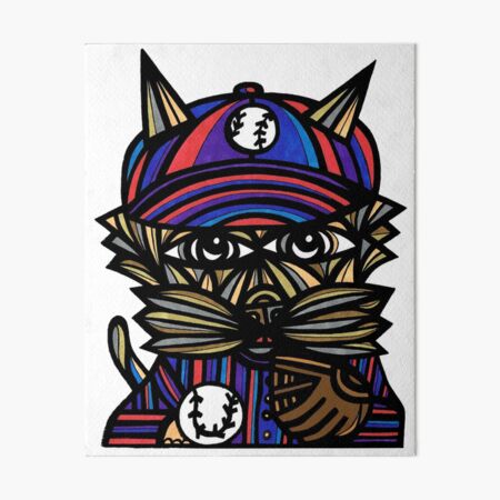 "Baseball Kat" Art Board Print