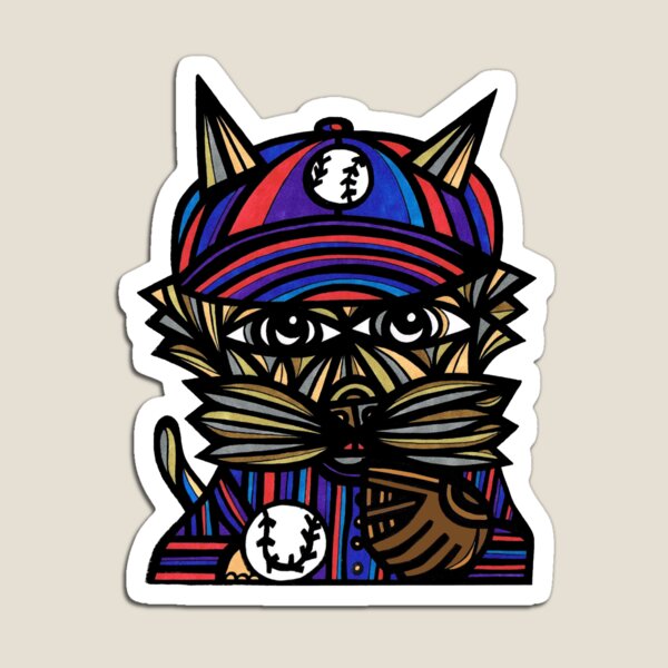 "Baseball Kat" Magnet