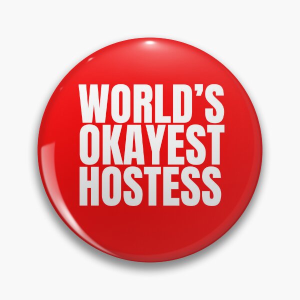 Item preview, World's Okayest Hostess - White designed and sold by Cutsandsparks.