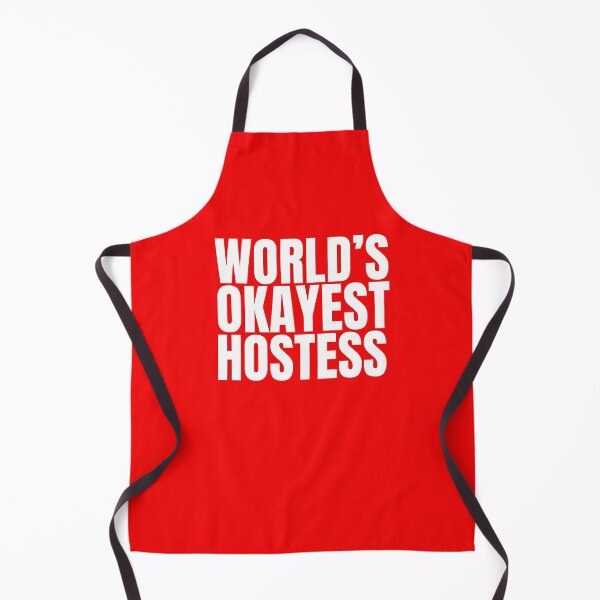 Item preview, World's Okayest Hostess - White designed and sold by Cutsandsparks.