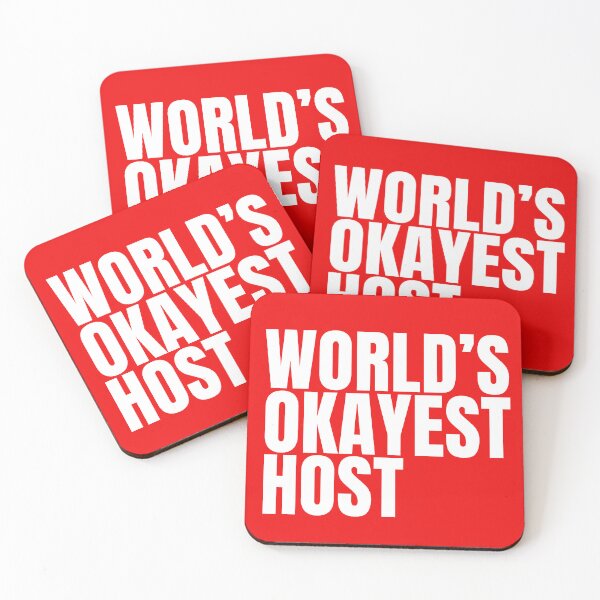 Item preview, World's Okayest Host - White designed and sold by Cutsandsparks.