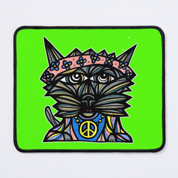 "Peace Kat" Mouse Pad