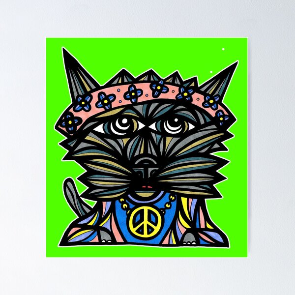 "Peace Kat" Poster