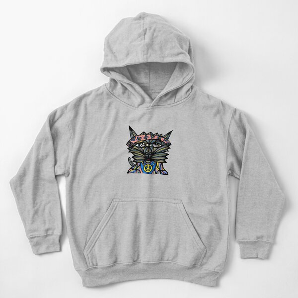 "Peace Kat" Kids Pullover Hoodie