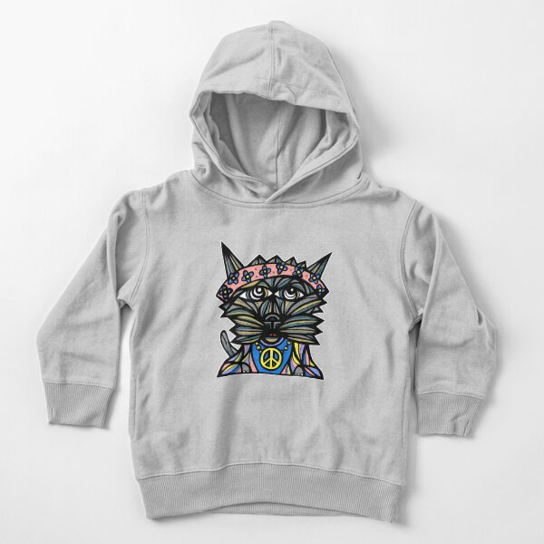 "Peace Kat" Toddler Pullover Hoodie