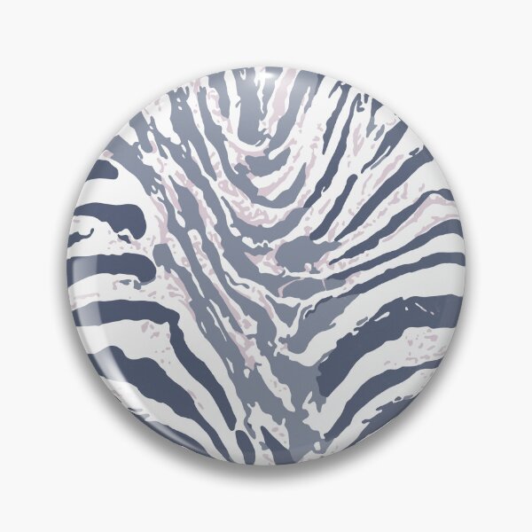 Item preview, Zebra African Pattern Indigo Blue Abstract designed and sold by trajeado14.