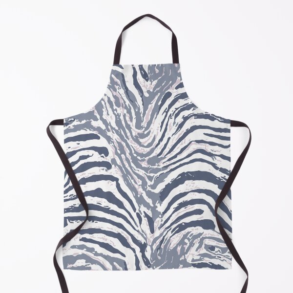 Item preview, Zebra African Pattern Indigo Blue Abstract designed and sold by trajeado14.