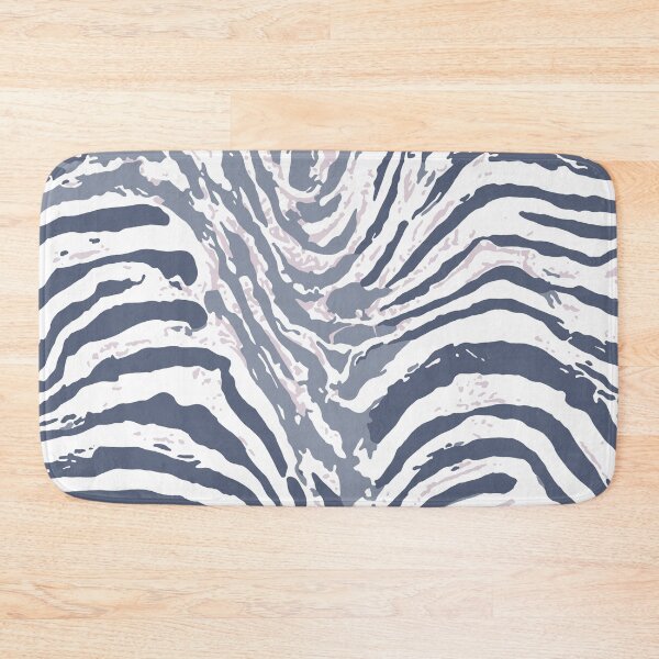 Item preview, Zebra African Pattern Indigo Blue Abstract designed and sold by trajeado14.