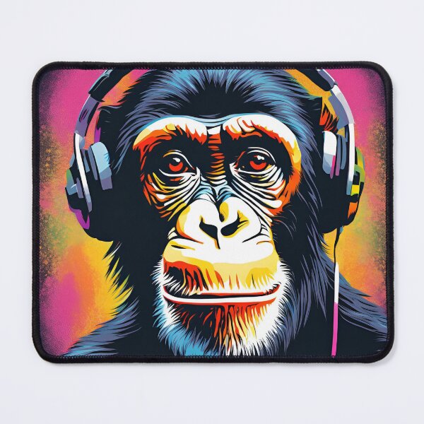 Item preview, Retro Chillin' Chimp designed and sold by NicMacTees.