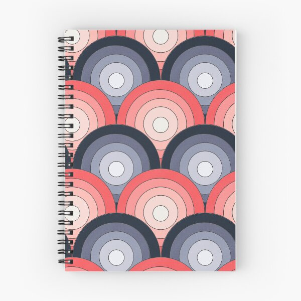 Item preview, Mid century circles tile Pattern designed and sold by SketchyHeart.