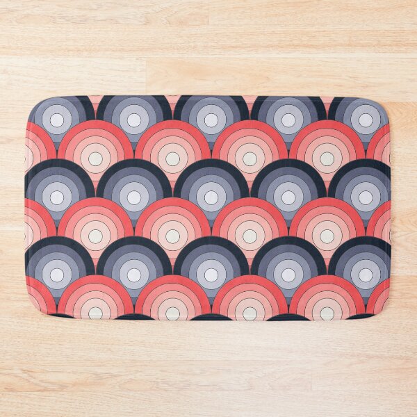 Item preview, Mid century circles tile Pattern designed and sold by SketchyHeart.