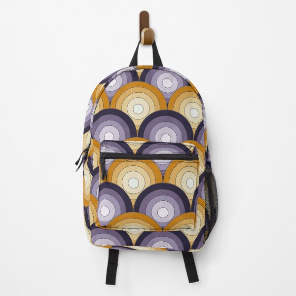 Item preview, Mid century circles tile Pattern - purple and yellow designed and sold by SketchyHeart.