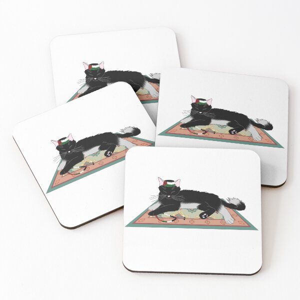 Item preview, Cat and prayer mat designed and sold by The Tsundoku Chronicles .