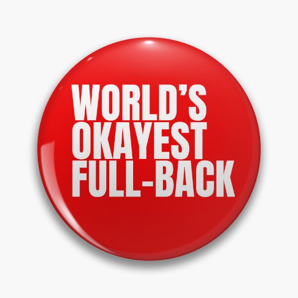 Item preview, World's Okayest Full-Back - White designed and sold by Cutsandsparks.
